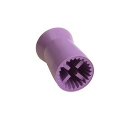 Young Prophy Cups - Latex Free - Screw in - Soft - Purple, 144-Pack