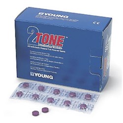 Young 2TONE - Multicoloured Disclosing Agent - Tablets, 250-Pack
