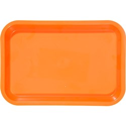 ZIRC Mini Tray for Setup - Neon Orange - 23.81 x 16.19 x 2.22cm