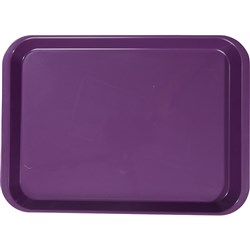 ZIRC B Lok Flat Tray - Plum - 33.97 x 24.45 x 2.22cm