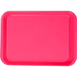 ZIRC B Lok Flat Tray - Neon Pink - 33.97 x 24.45 x 2.22cm