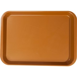 ZIRC B Lok Flat Tray - Copper - 33.97 x 24.45 x 2.22cm