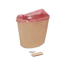 Zirc Handi Hopper with Mounting Bracket - Beige