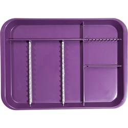 ZIRC B Lok Tray Divided Tray - Plum - 33.97 x 24.45 x 2.22cm