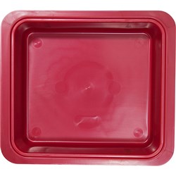 ZIRC Procedure Tub - Red - 31.12 x 27.62 x 6.98cm