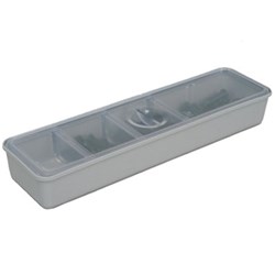ZIRC Long Tub Cup and Cover - 5 Storage Compartments