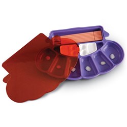 ZIRC Restorative Organiser - 17.46 x 11.75 x 1.59cm - Neon Purple