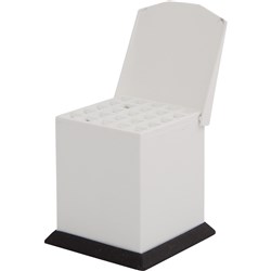 Zirc Pellet Dispenser - Small - White - 4.76 x 4.76 x 5.24cm