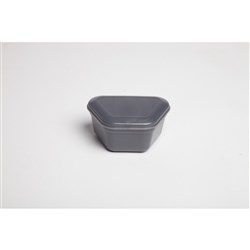 Zirc Denture Boxes - Grey - 9.53 x 4.45cm, 12-Pack