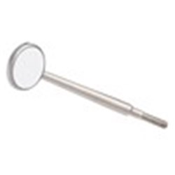 ZIRC Crystal Stainless Steel Mouth Mirror Head - Size 0 - Cone Socket, 1-Pack