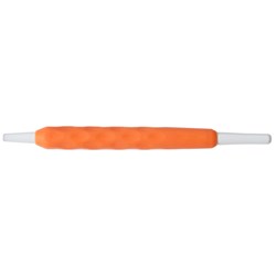 ZIRC Ergo Grip Mirror Handle - Neon Orange - Simple Stem