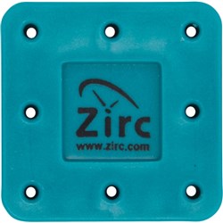 Zirc Magnetic Bur Block - Small - 8 Holes - Teal