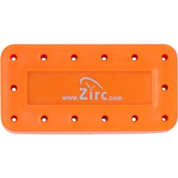 Zirc Magnetic Bur Block - Large - 14 Holes - Neon Orange