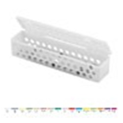 Zirc Steri Container - Standard - White - 20.64 x 5.08 x 3.81cm