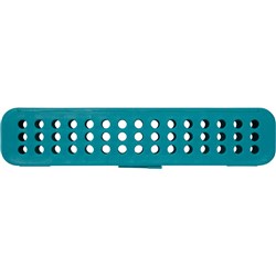 Zirc Steri Container - Standard - Teal - 20.64 x 5.08 x 3.81cm
