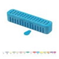 Zirc Steri Container - Compact - Blue - 18.10 x 3.81 x 3.81cm