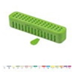 Zirc Steri-Container - Compact - Neon Green - 18.10 x 3.81 x 3.81cm