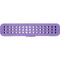 Zirc Steri-Container - Compact - Neon Purple - 18.10 x 3.81 x 3.81cm