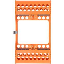 Zirc E-Z Jett Slim 8 Cassette - Neon Orange - 20.15 x 11.26 x 2.85cm