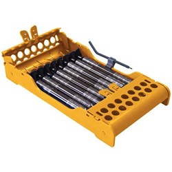 Zirc E-Z Jett 8 Cassette - 8 Instruments - Neon Orange - 20.15 x 11.26 x 2.85cm