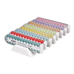 ZIRC EZ ID Ring System - Small - Vibrant Assorted, 200-Pack