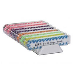 ZIRC EZ ID Ring System - Small - Jewel Assorted, 200-Pack