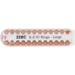 ZIRC E Z ID Rings for Instruments - Large - Copper, 25-Pack