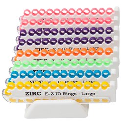 ZIRC EZ ID Ring System - Large - Classic Assorted, 200-Pack