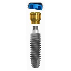 Locator Implant+Abutment 3.9mm Dia 8mm Length 2.5mm Cuff