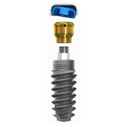 Locator Implant+Abutment 4.9mm Dia 10mm Length 2.5mm Cuff