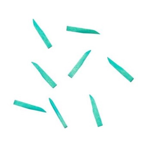 HS-5722670 - Henry Schein Wooden Wedges Green box of 100 pcs