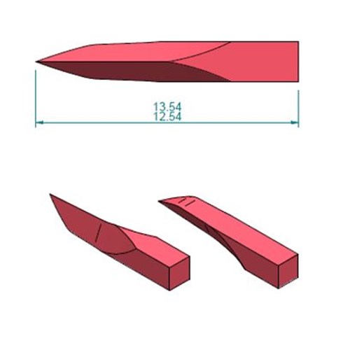 HS-5722671 - Henry Schein Wooden Wedges Pink box of 100 pcs