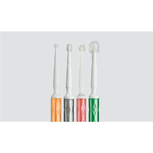 TRU Microbrush Applicator Regular 2mm Green Pack of 80