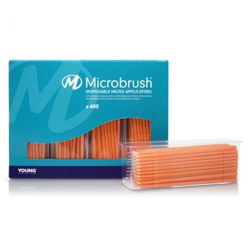 MB-MPU400OR - Microbrush PLUS Tray Refills Ultrafine Orange Pack of 400