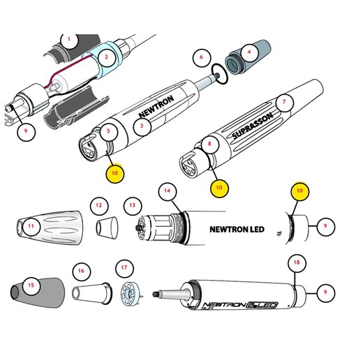 S5-E15019 - Satelec handpiece O'RING Diam 12.5 x 1.5