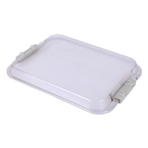 ZIRC Safe-Lok Tall Tray Cover - Locking - Clear