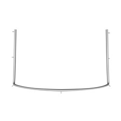 ASA Dental VISION Dental Dam Frame - Stainless Steel - 100mm x 150mm