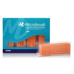 MB-MPU400OR - Microbrush PLUS Tray Refills Ultrafine Orange Pack of 400