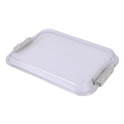ZIRC Safe-Lok Tall Tray Cover - Locking - Clear