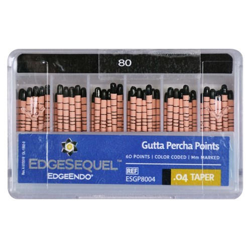 EdgeSEQUEL GP 04 Taper Size 80 Pack of 60