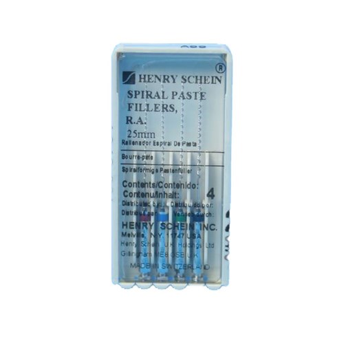 HENRY SCHEIN Paste Filler 25mm Asst Size Pack of 4