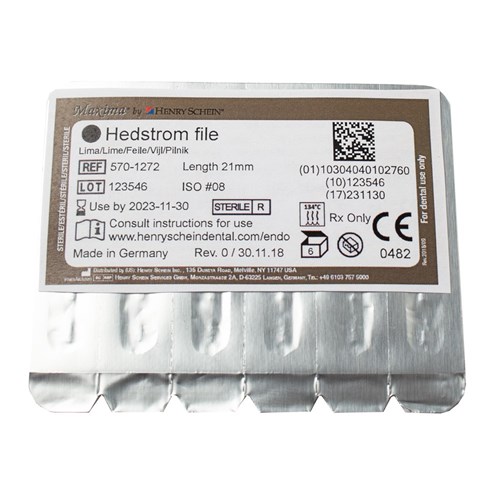 Hedstrom Sterile file MAXIMA 21mm Size 45 White