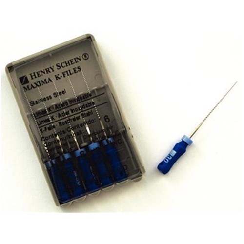 K File MAXIMA 25mm Size 30 Blue Pk of 6