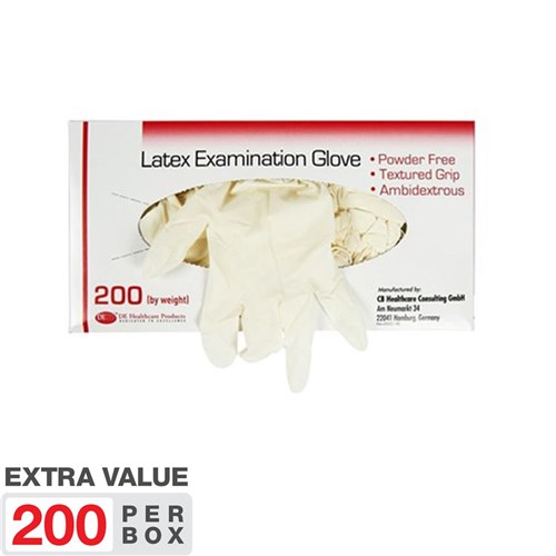 HSD-9770362 - DE Latex Pwd Free Glove Small