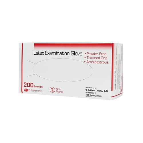 HSD-9770363 - DE Latex Pwd Free Glove Medium