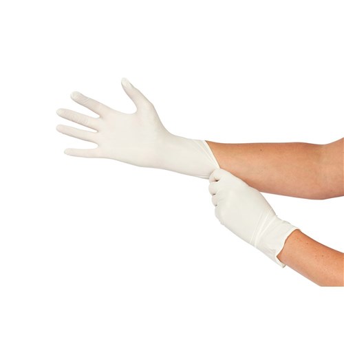 HSD-9770364 - DE Latex Pwd Free Glove Large