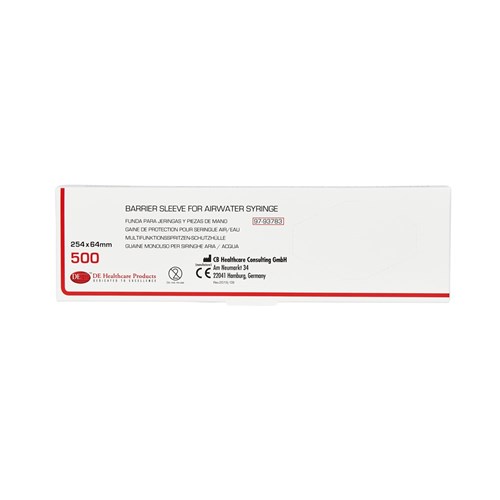 DE Barrier Sleeves - Airwater syringe With Opening - 254mm x 64mm