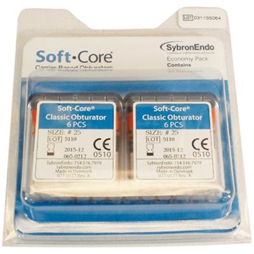  SOFT CORE Obturator Size 25 Economy Pack of 36