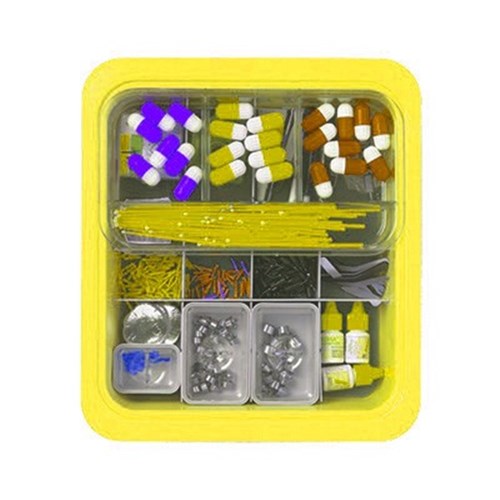 ZC-20Z455O - Complete Tub Neon Yellow 32 x 30 x 10.16cm